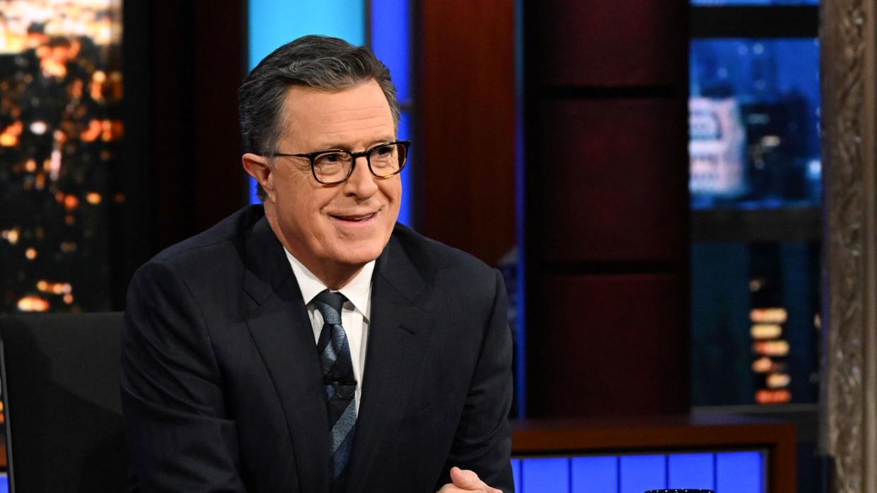  Stephen Colbert on The Late Show with Stephen Colbert. 