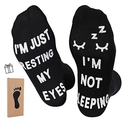 8) I’m Not Sleeping Just Resting My Eyes Socks