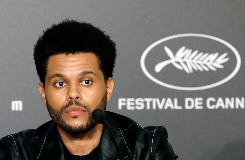 Abel The Weeknd Tesfaye attends the The Idol press conference (Sebastien Nogier / Pool / Getty Images)