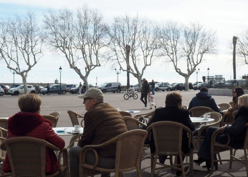 A cafe at Place Saint Nicolas in Corsica, famed for its beauty and also as the region in France, excluding its overseas territories, with the highest murder rate in relation to the number of inhabitants. Rachel Boßmeyer/dpa