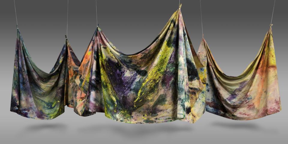 “Carousel Form II” by Sam Gilliam.