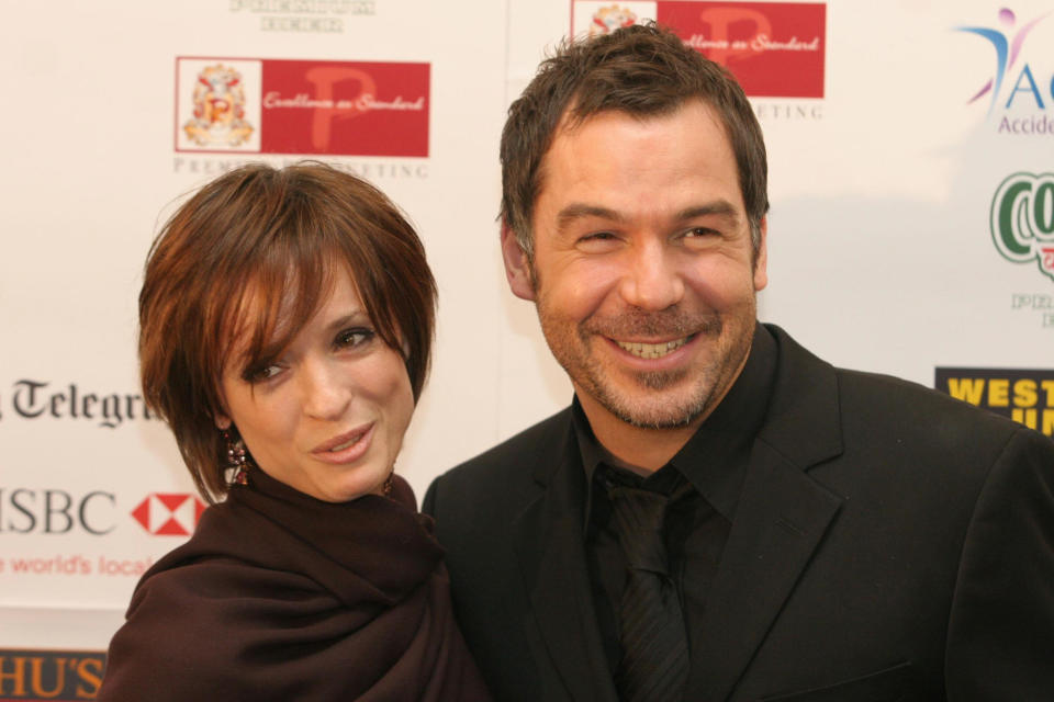 Former X Factor winner Steve Brookstein arrives with his girlfriend Eileen Hunter at the fifth annual Sony Entertainment Asian Sports Personality Of The Year Awards at the Hilton Hotel, central London, Saturday February 4, 2006. The awards recognise the substantial achievements of British Asian sporting talents from across the United Kingdom. Watch for PA story SPORT Awards. PRESS ASSOCIATION Photo. Photo credit should read: Rebecca Reid/PA