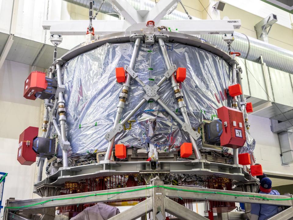 The European-built Service Module (ESM) for NASA’s Artemis II mission.