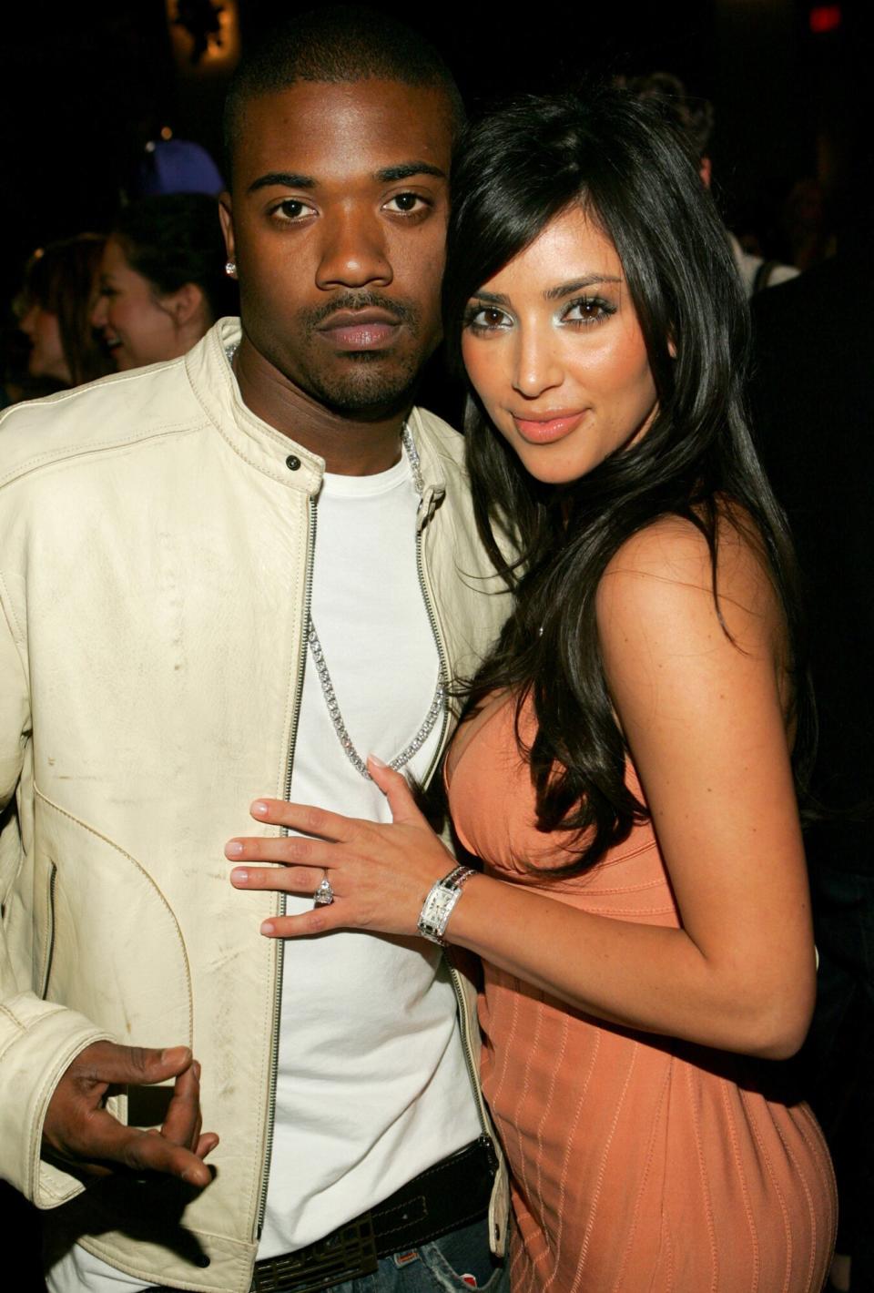 Ray J and Kim Kardashian