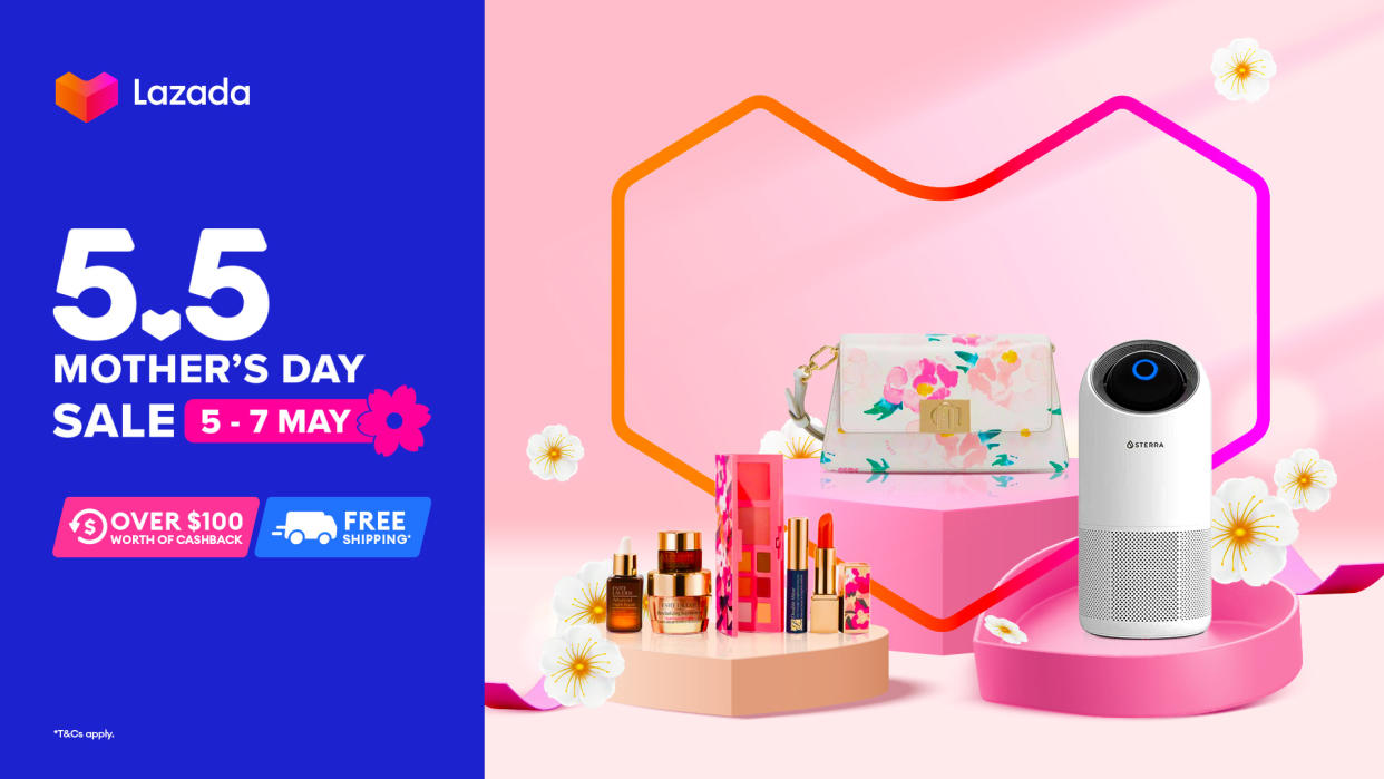 Lazada Singapore 5.5 Mother’s Day sale.