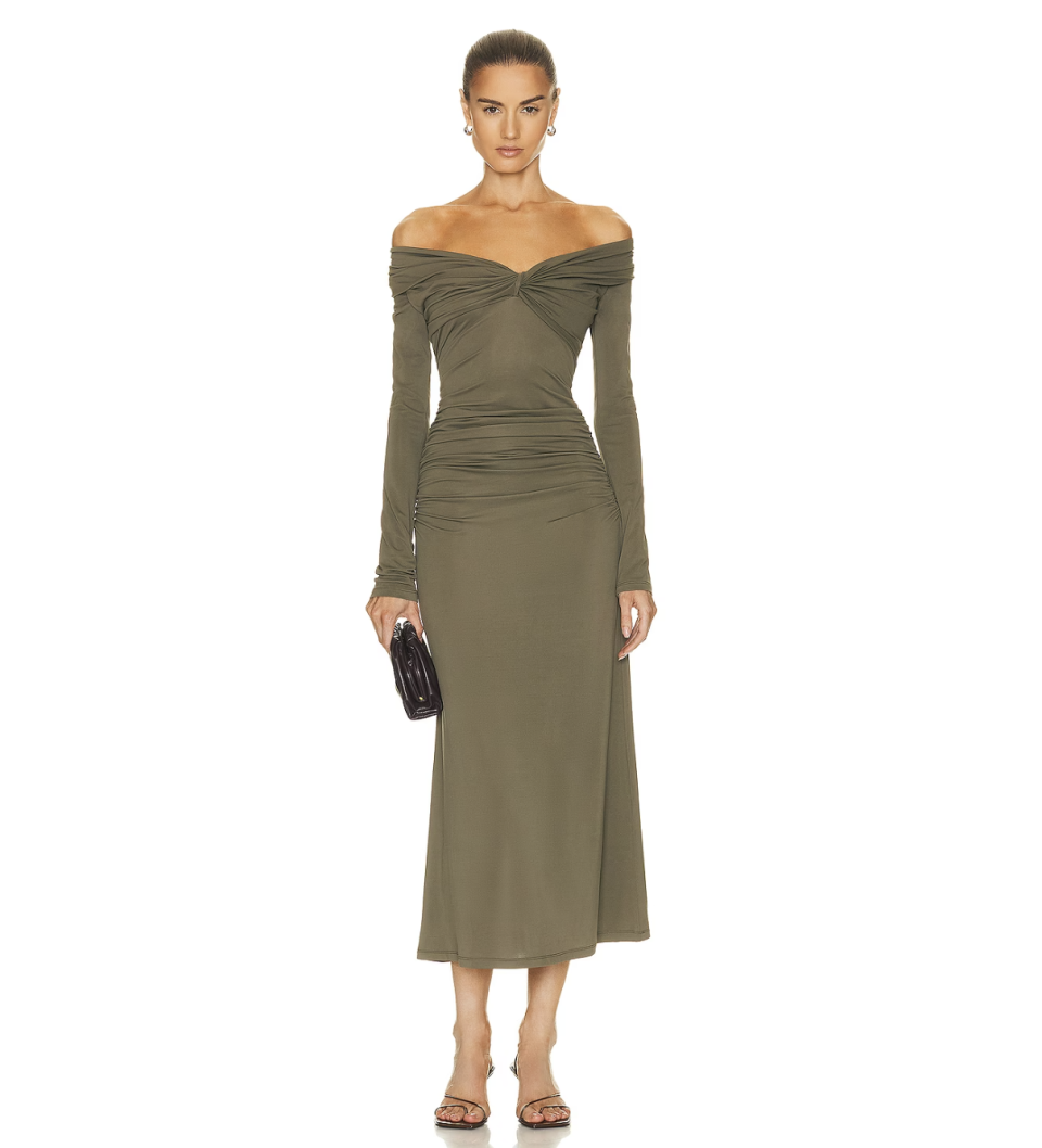 <p><a href="https://go.redirectingat.com?id=74968X1596630&url=https%3A%2F%2Fwww.fwrd.com%2Fproduct-tove-gina-dress-in-khaki%2FTOVF-WD10%2F&sref=https%3A%2F%2Fwww.harpersbazaar.com%2Ffashion%2Ftrends%2Fg40722861%2Ffall-dresses-women%2F" rel="nofollow noopener" target="_blank" data-ylk="slk:Shop Now;elm:context_link;itc:0;sec:content-canvas" class="link ">Shop Now</a></p><p>Gina Dress</p><p>fwrd.com</p><p>€647.00</p><span class="copyright">FWRD</span>