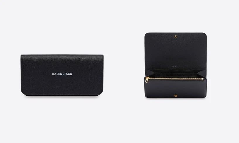 BALENCIAGA CASH THIN MONEY WALLET，NT$18,500。圖片來源：BALENCIAGA