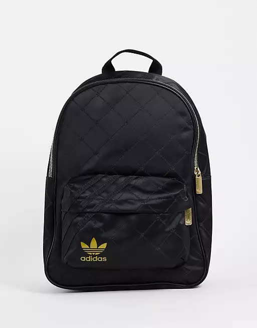 adidas Originals jacquard backpack in black