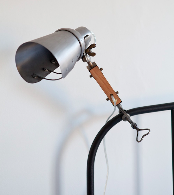 <p>Industrial clip on lamp, £85, <a href="http://www.roseandgrey.co.uk/industrial-clip-on-lamp" rel="nofollow noopener" target="_blank" data-ylk="slk:Rose and Grey;elm:context_link;itc:0;sec:content-canvas" class="link ">Rose and Grey</a></p>