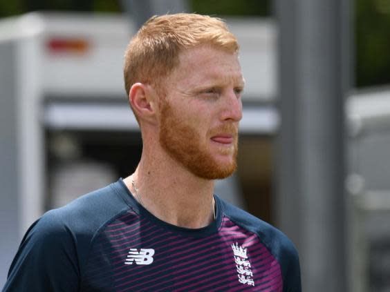 Ben Stokes missed part of England's training ahead of the first Test while his father was unwell (REUTERS)