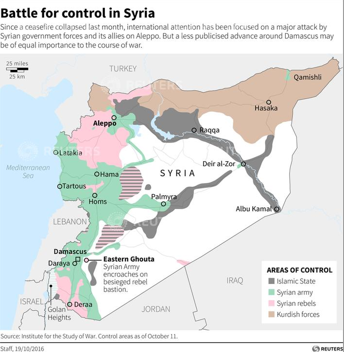 syria map