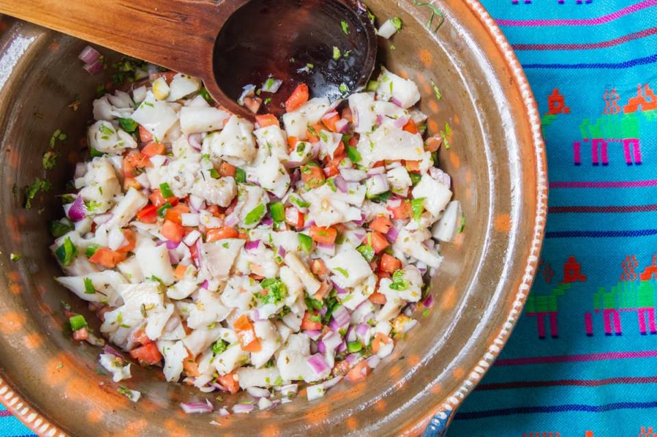 Cómo hacer ceviche de pescado a la acapulqueña