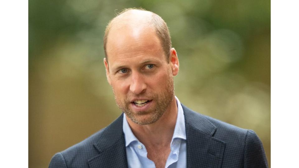 Prince William sporting stubble