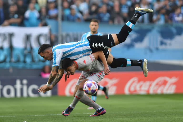 Enzo Copetti está en un muy buen momento en Racing