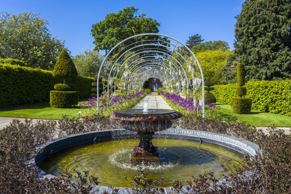 A small dedicated team of horticulturists care for RHS Garden Wisley near Woking, Surrey, while spring highlights burst into bloom, as the UK continues in lockdown to help curb the spread of the coronavirus. (Photo by Steve Parsons/PA Images via Getty Images)