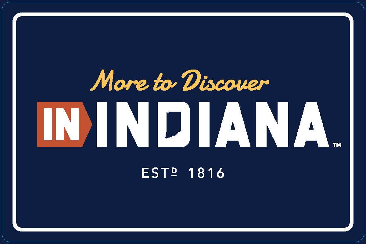Pictured is Indiana's new "More To Discover" sign