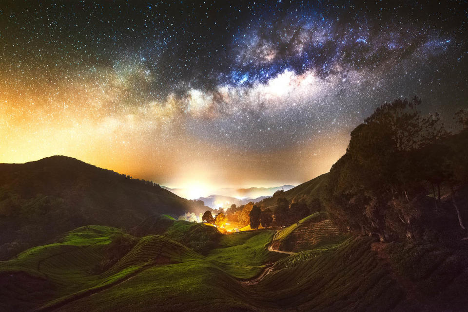 <p>A view of the Milky Way in Malaysia. (Photo: Grey Chow/Caters News) </p>