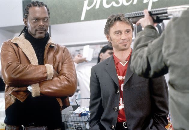 Samuel L. Jackson and Robert Carlyle in 