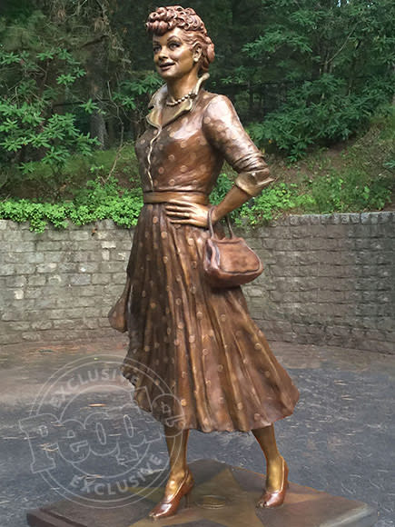 There's the Lucy We Love! Get a First Look at the New Lucille Ball Statue| People Picks, TV News, Lucille Ball