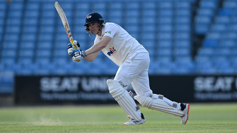 Harry Brook will debut for England in their Test series against New Zealand after some impressive form for Yorkshire. (Photo by Gareth Copley/Getty Images)