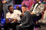 <p>Demario and Lee in ABC’s <i>The Bachelorette</i>. <br>(Photo: Paul Hebert/ABC) </p>
