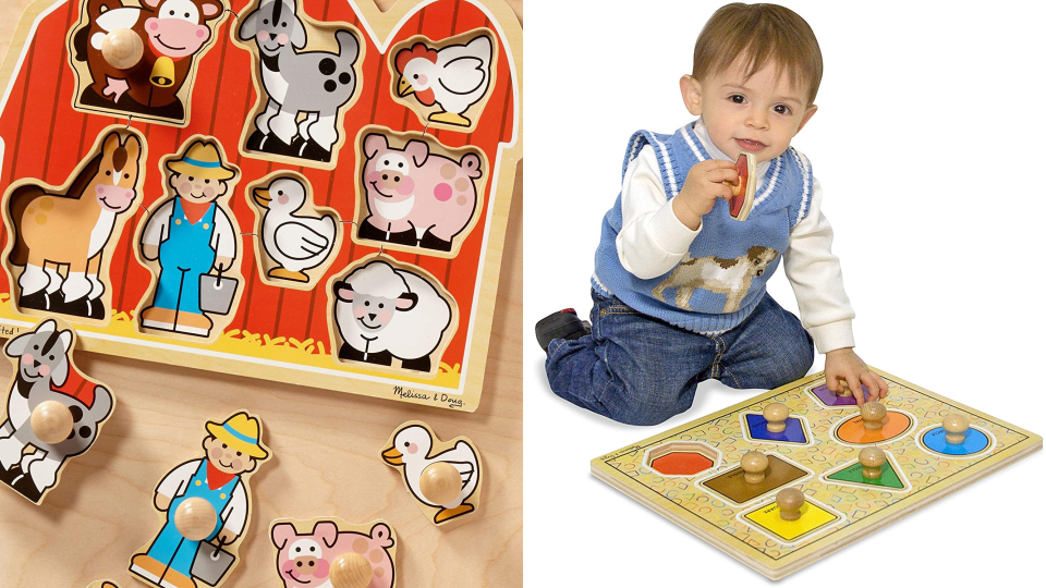 Best toys and gifts for 1-year-olds: Melissa & Doug wooden puzzles