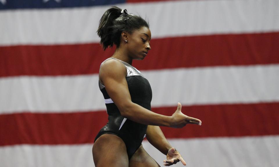 Simone Biles is expected to dominate this week’s World Gymnastics Championships.