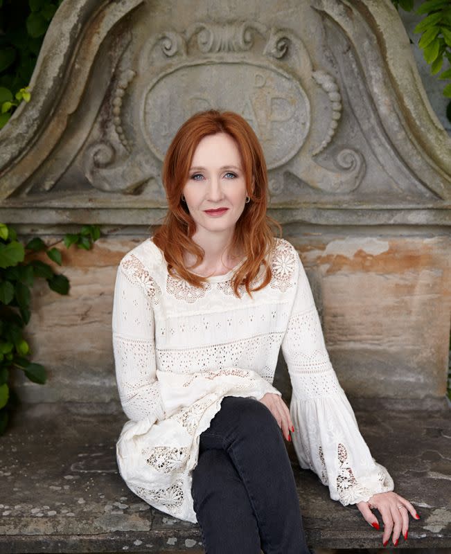 J. K. Rowling is seen in this undated handout photo