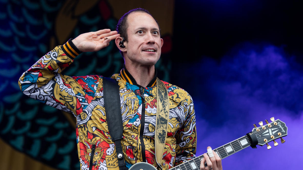  Matt Heafy of Trivium performing live 