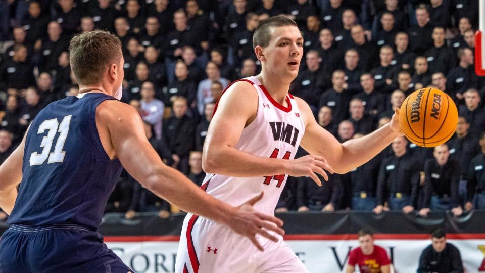 Tyler Houser is transferring to Delaware after a year at VMI.