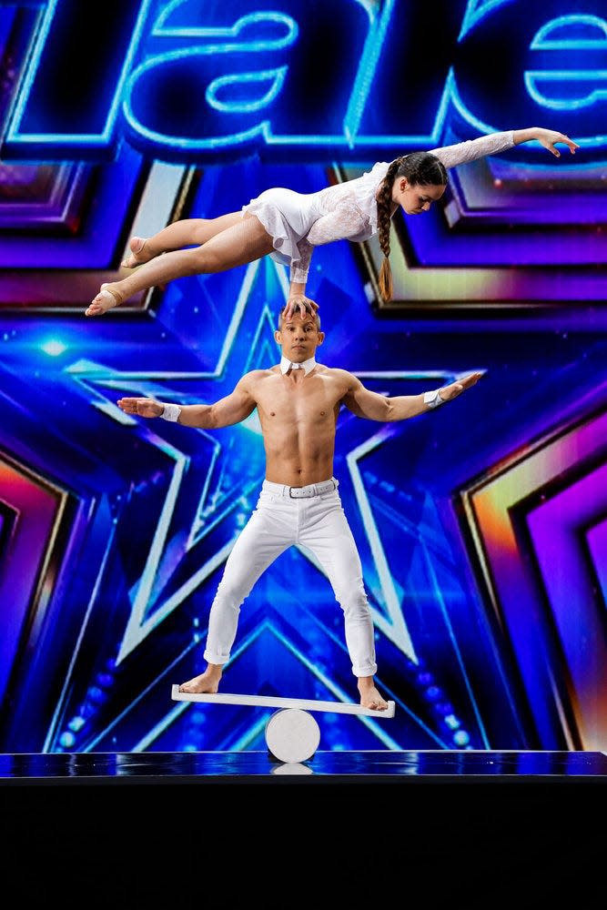 Duo Dadiva, a balancing act duo from Cuba, divided the judges during the final round of auditions on Tuesday night.