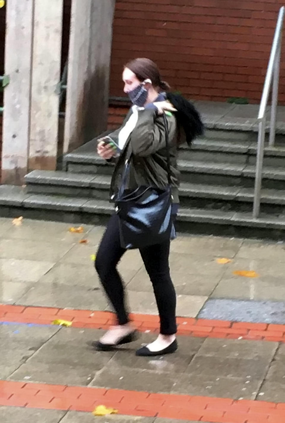 Jordan Trainor leaving Leeds Crown Court in October. (SWNS)