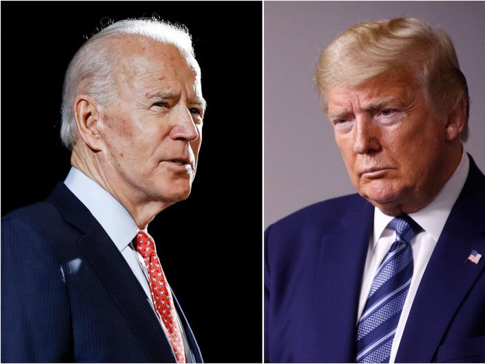 Joe Biden and Donald Trump