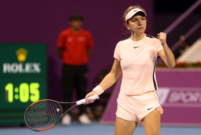 Pain gain: Simona Halep beats Ekaterina Makarova in Doha but still worries about her ankle injury