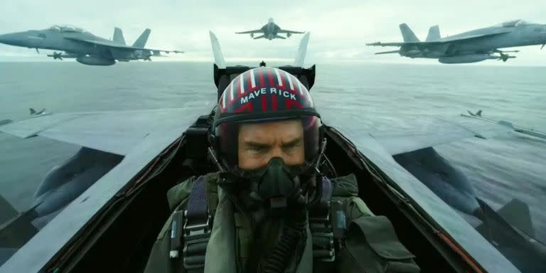 Tom Cruise en Top Gun: Maverick