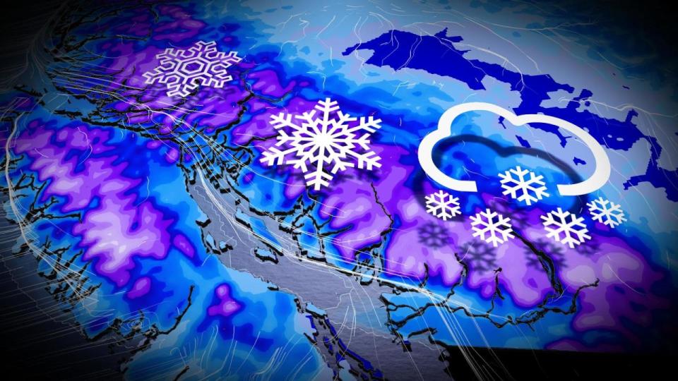 B.C. bracing for heavy snowfall Tuesday, expect highway impacts