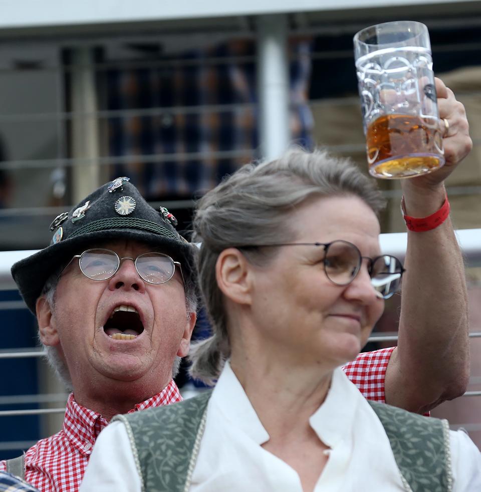 The German American Club of Louisville sang the German and the American National Anthem. June 21, 2023 