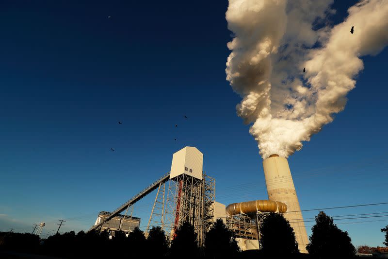 FILE PHOTO: A view of Duke Energy's Marshall Power Plant in Sherrills Ford