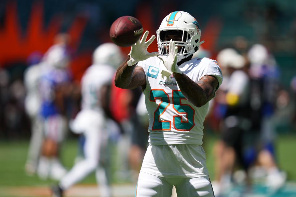 Cornerback Xavien Howard is questionable for the Jets game.