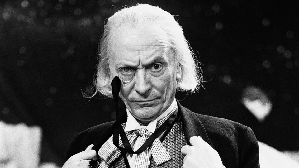 William Hartnell - the first Doctor - pictured during Doctor Who rehearsals at Television Centre, February 1965. (Sunday Mirror/Mirrorpix/Getty Images)