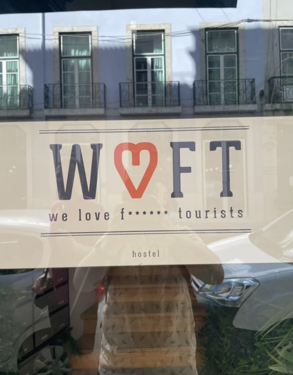 we love f*** tourists