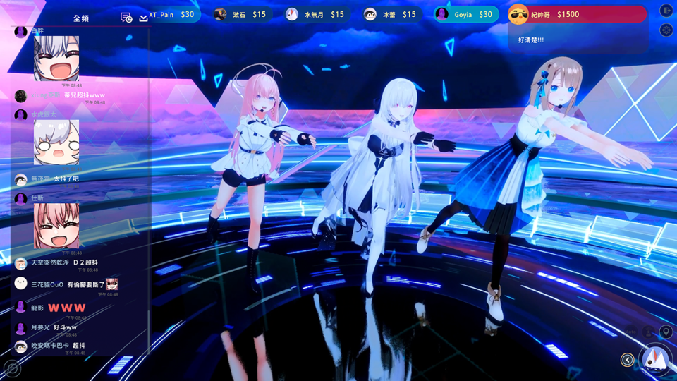 BEATDAY打造台灣第一場VTuber 3D 演唱會（來源：HTC VIVE ORIGINALS官方提供）