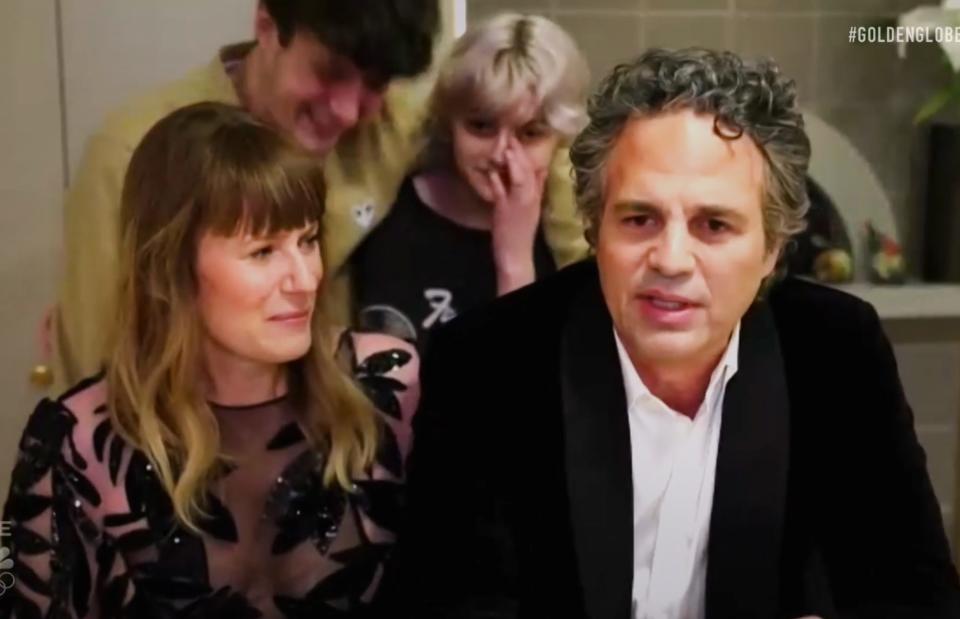 Mark Ruffalo and His Family