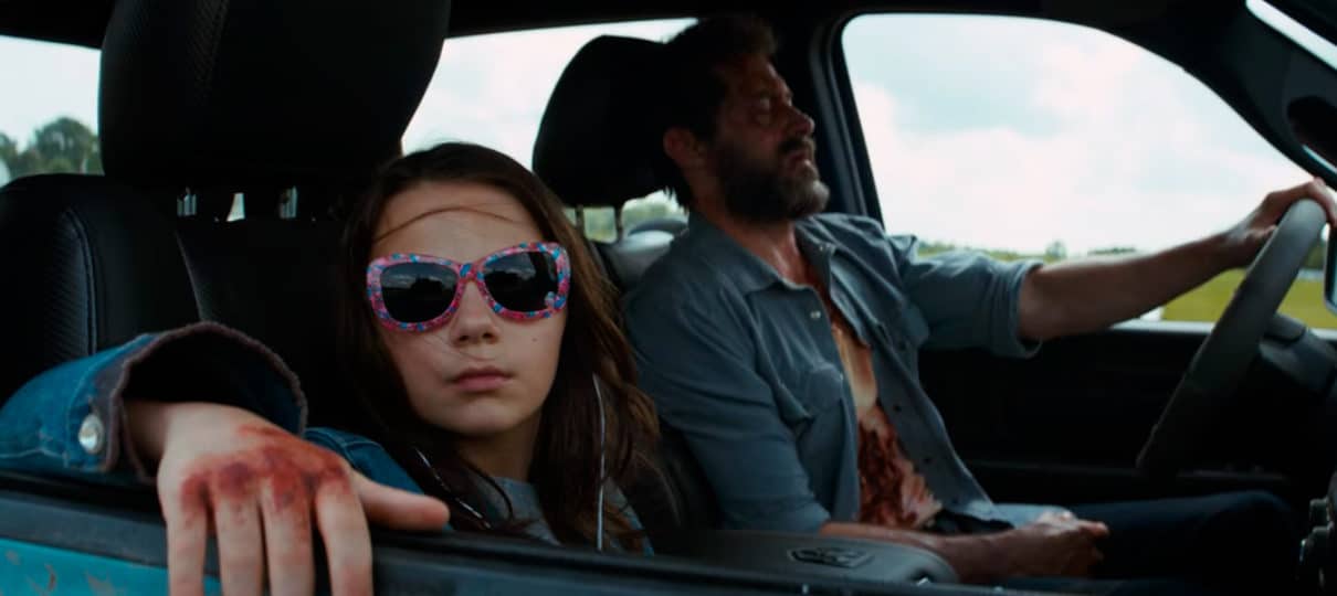 Dafne Keen and Hugh Jackman in Logan (20th Century Fox)