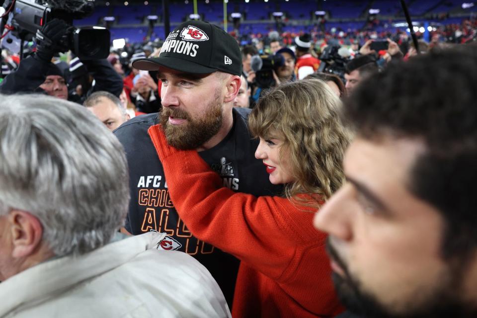 taylor swift and travis kelce