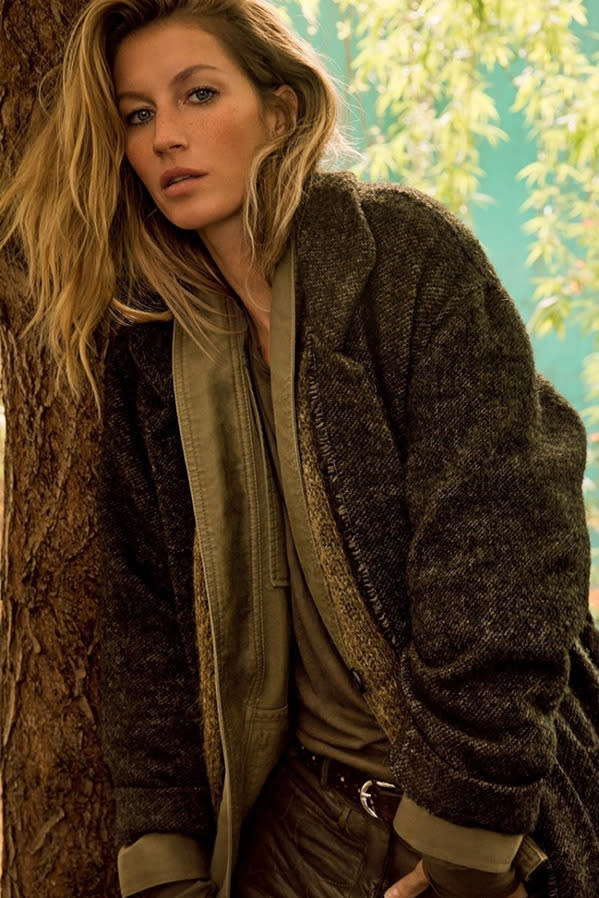 Gisele Bundchen for Isabel Marant.