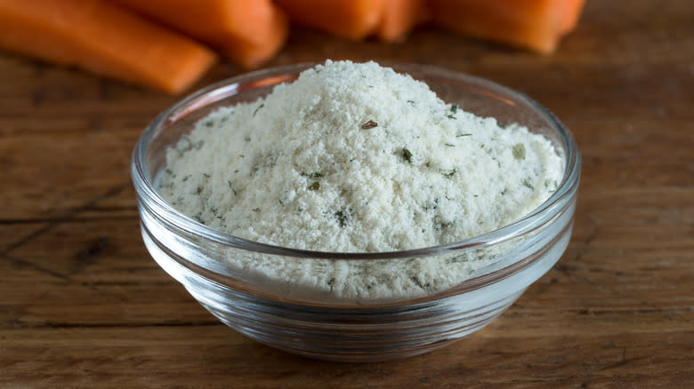 ranch dressing mix in bowl