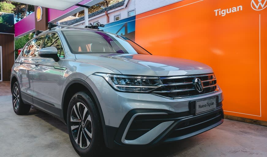 El nuevo Tiguan se exhibe en Cariló.