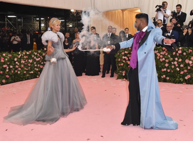 Law Roach and Zendaya at the 2019 Met Gala, with the theme: &#x002018;Camp: Notes on Fashion&#39; (ANGELA WEISS/AFP via Getty Images)