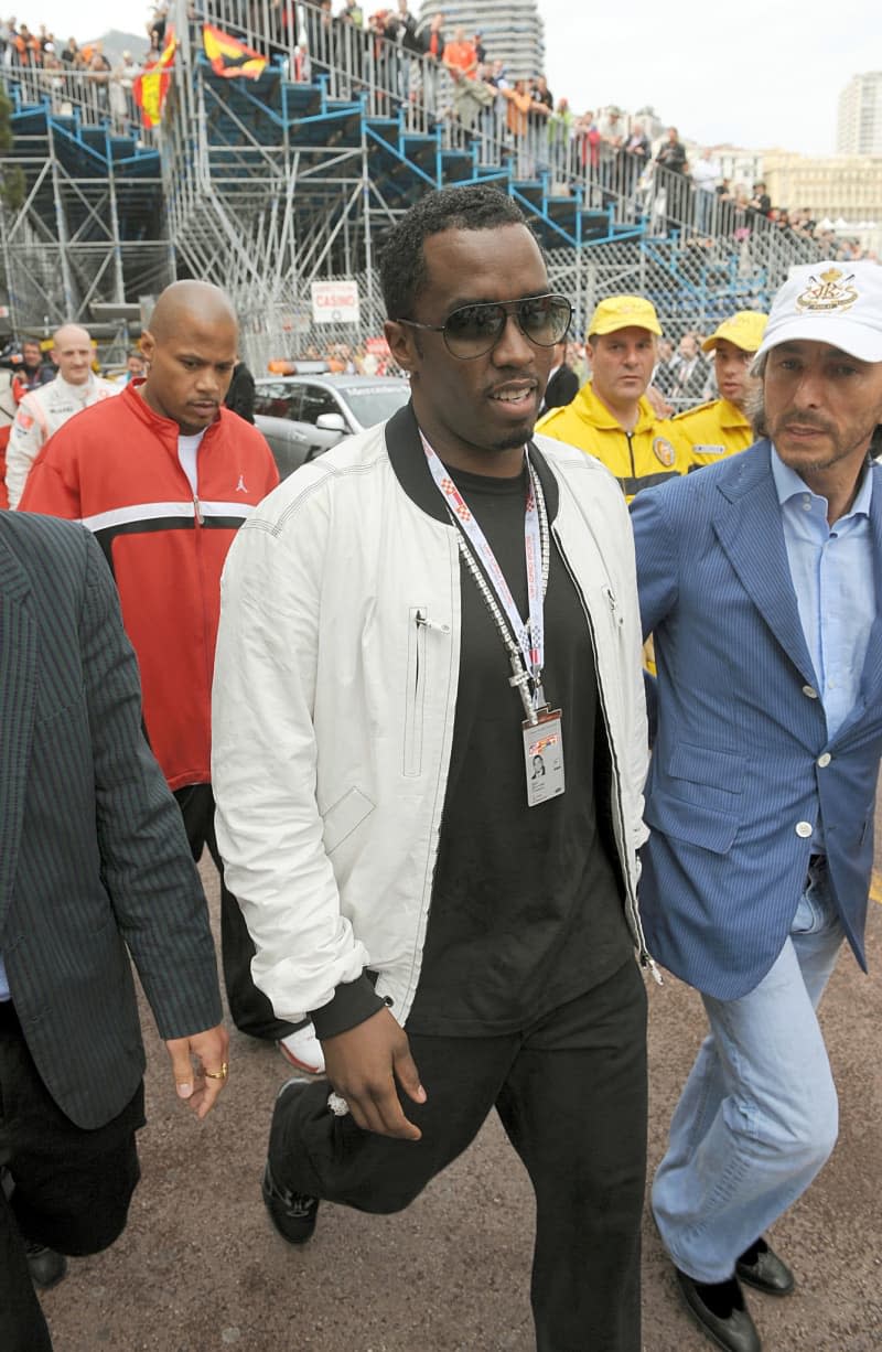 US-Singer Sean Combs seen before the F1 Grand Prix in Monte Carlo. Gero Breloer/dpa